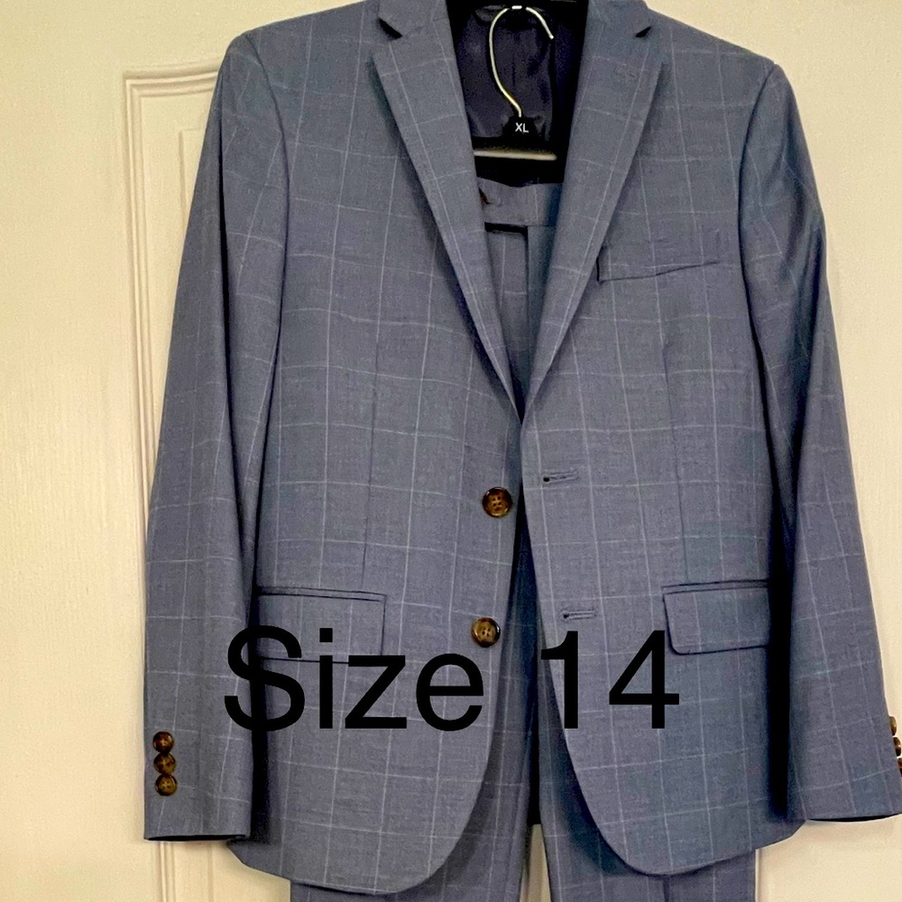 Light Blue Ralph Lauren Suit Set.   Size 14